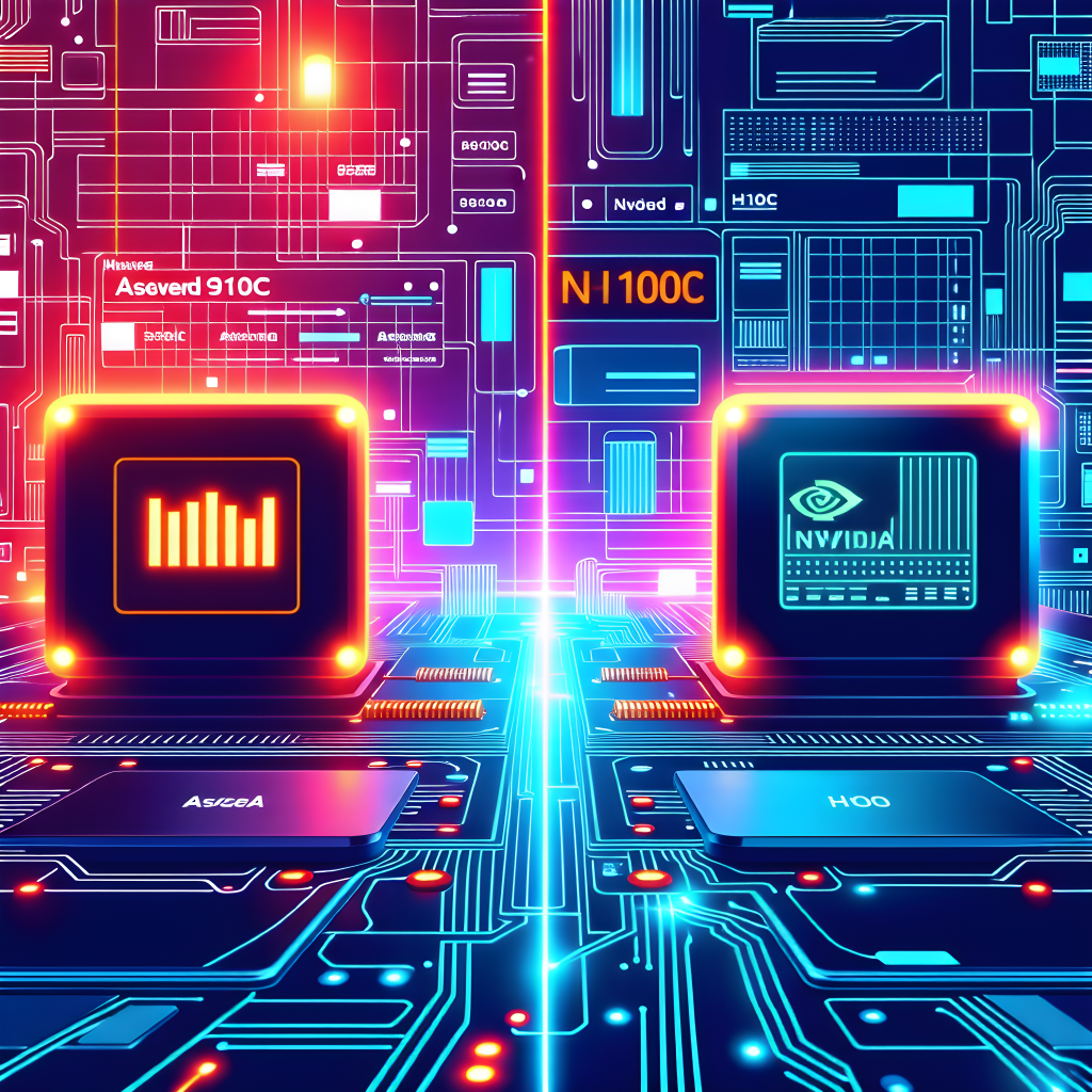 화웨이 Ascend 910C와 Nvidia H100, AI 칩전쟁의 새&nbsp;국면
