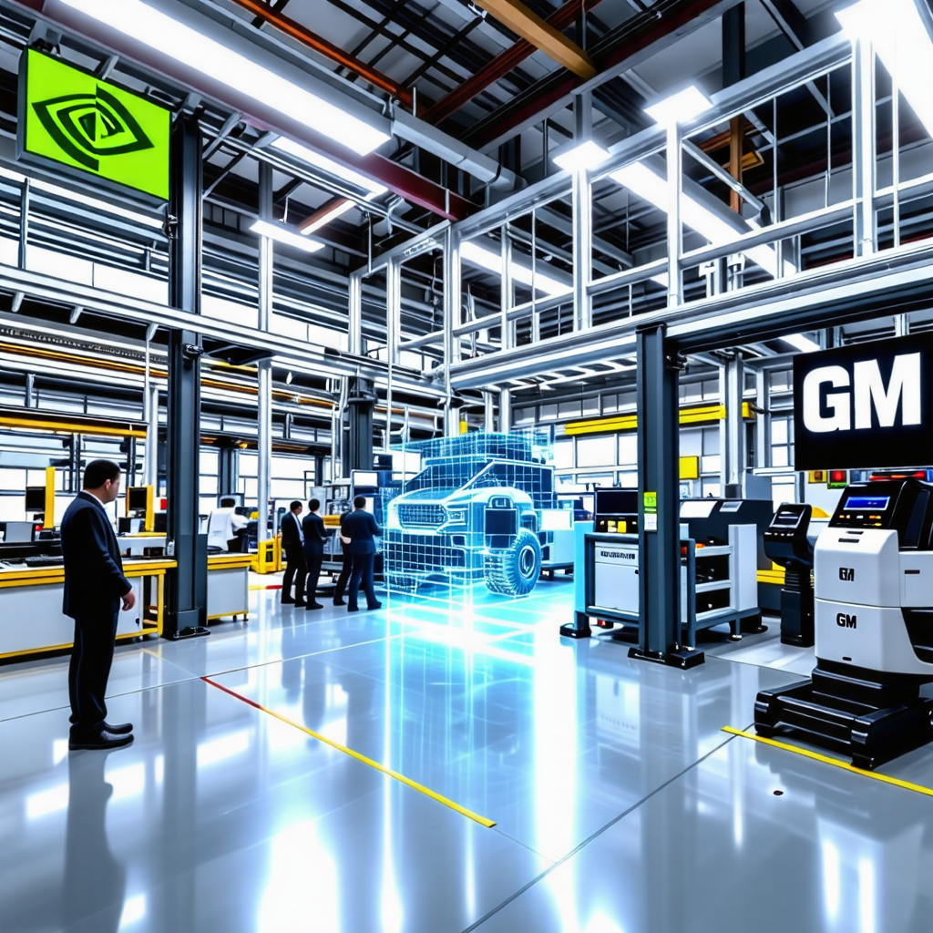 NVIDIA와 GM의 파트너십 확장: AI를 통한 첨단 제조와 차량&nbsp;혁신