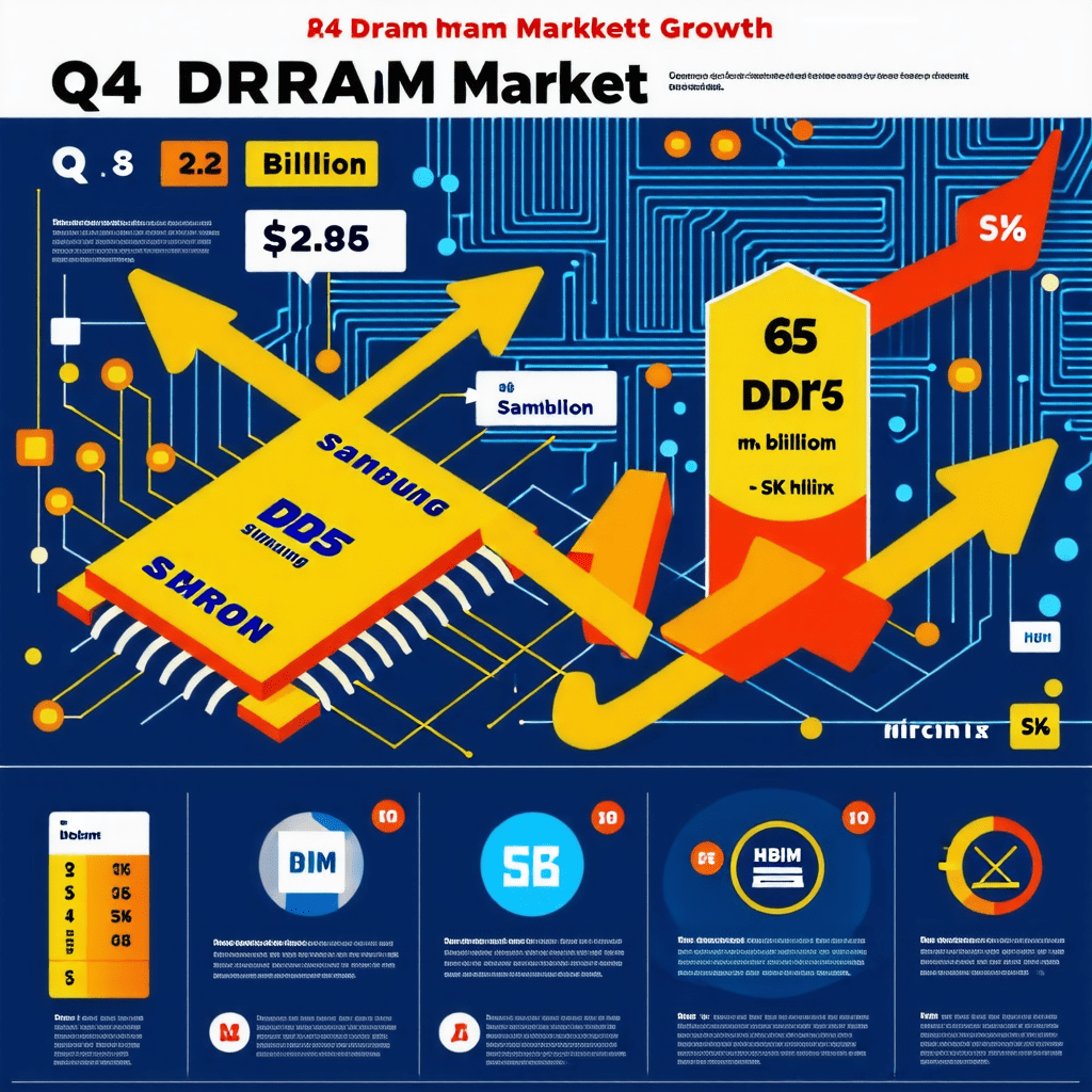 DRAM 시장의 새로운 도약: 9.9% 성장 요인과 미래&nbsp;과제